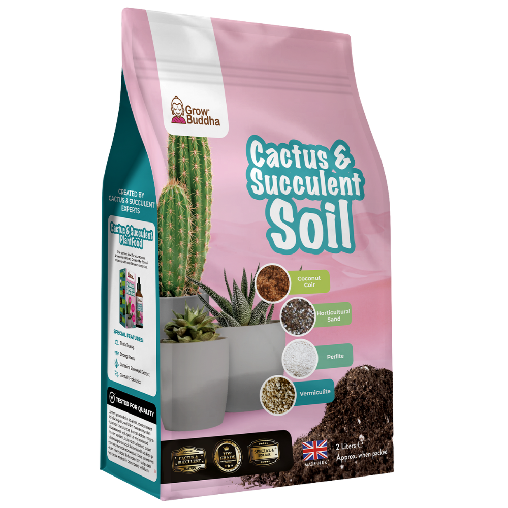 Cacti and Succulent Potting Soil 2 Litres Grow Buddha