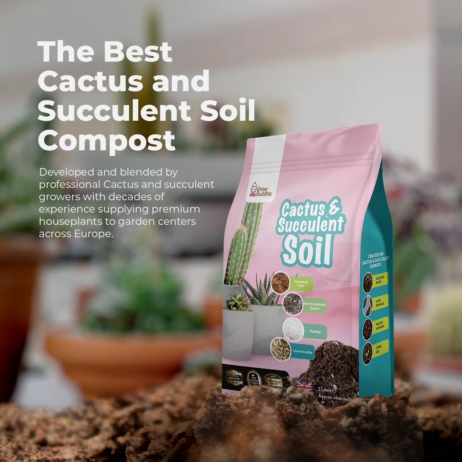 hoffman cactus and succulent soil mix Cacti and Succulent Potting Soil